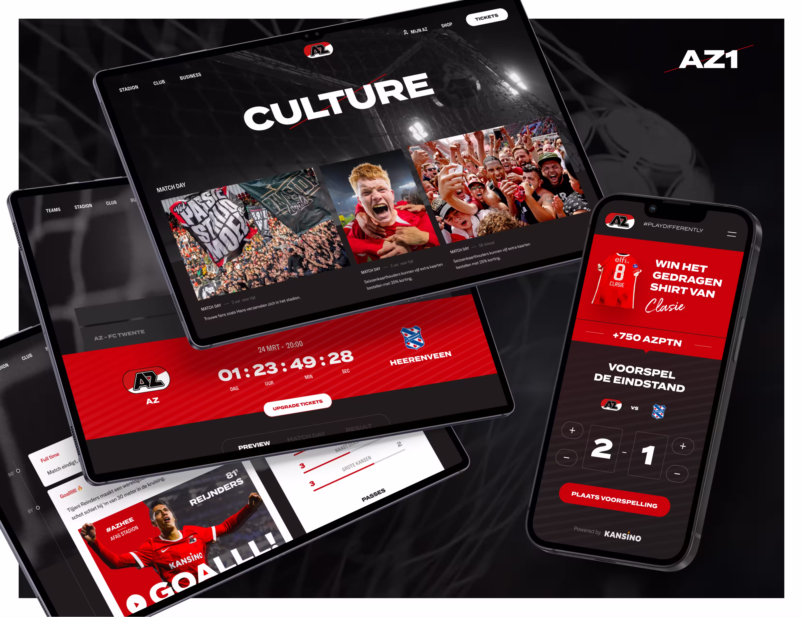 AZ Football club – Pitch – Devices